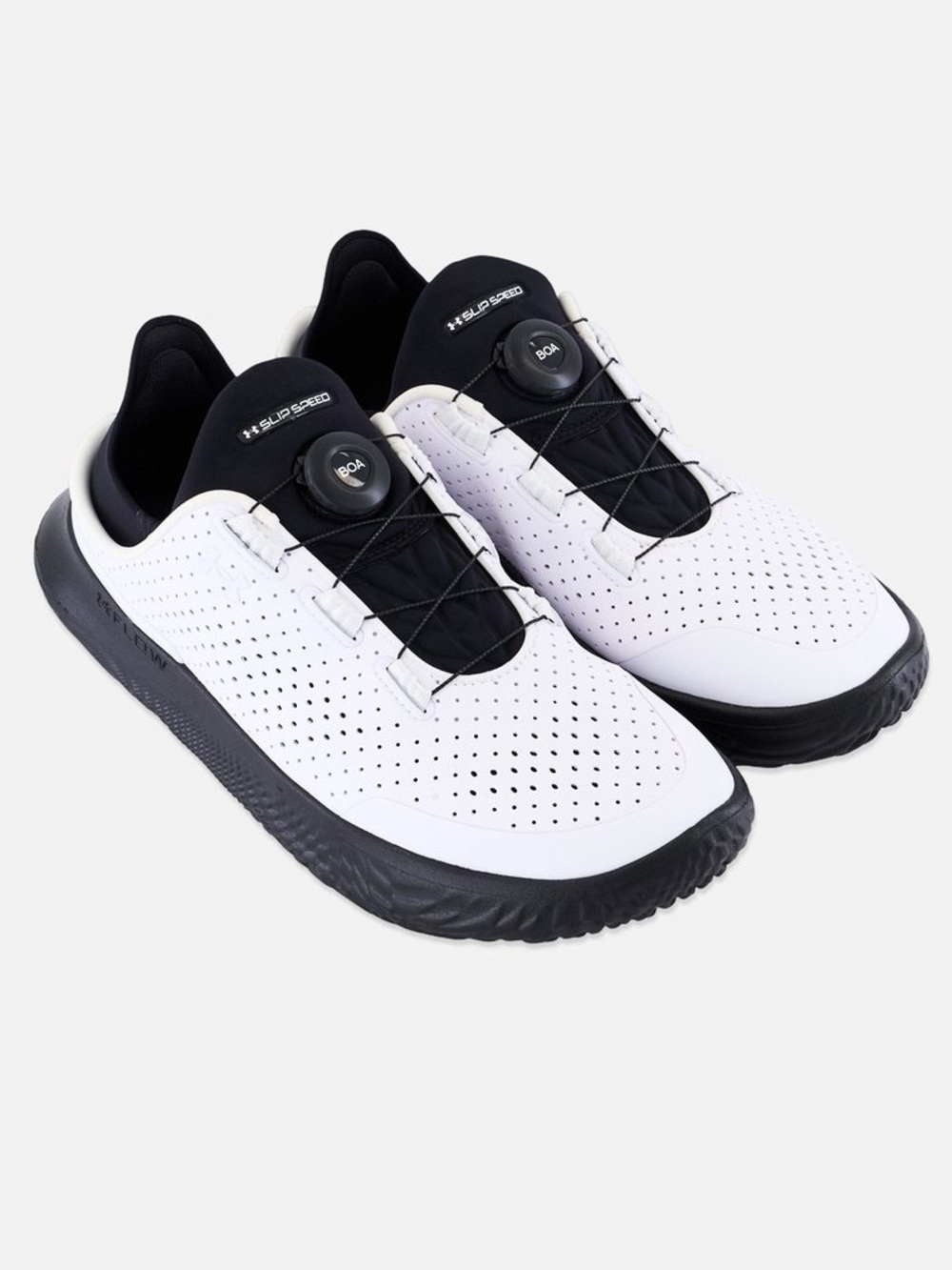 Under Armour SlipSpeed BOA Training Shoes | White Black | Men’s 9